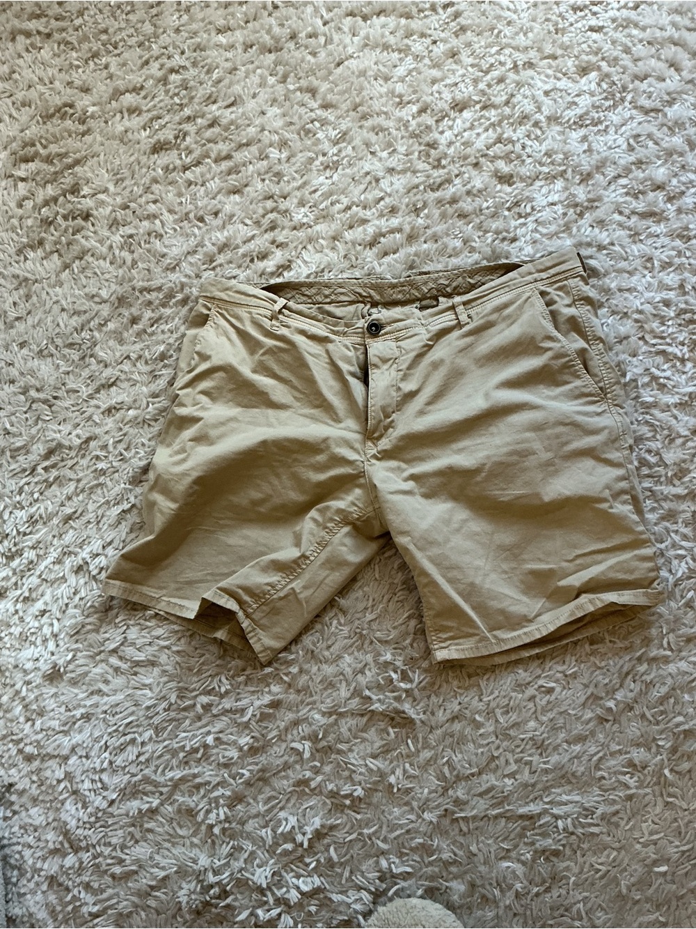 Rodd & Gunn Khaki Flat-Front Cotton Shorts